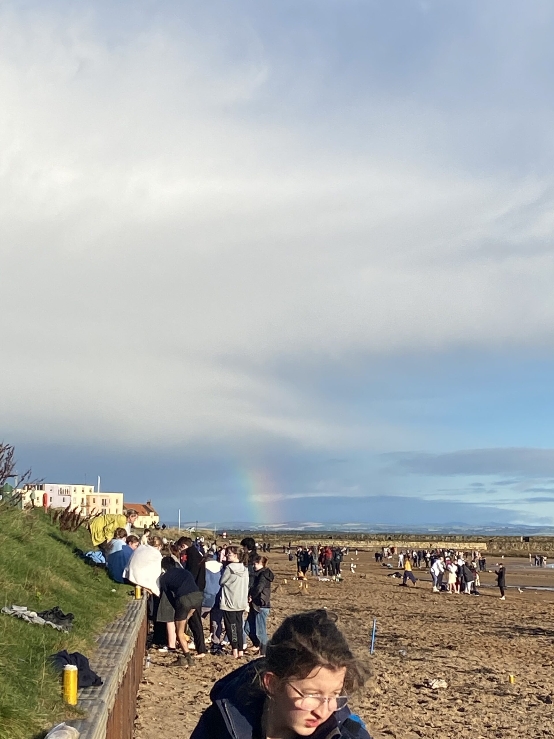 Rainbow over Beach